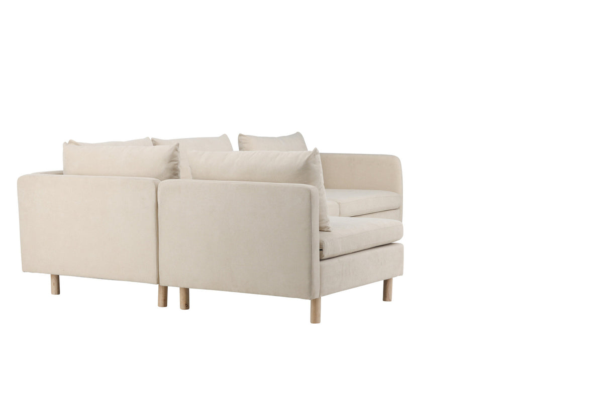 Zero Ecksofa in Beige präsentiert im Onlineshop von KAQTU Design AG. 3er Sofa ist von Venture Home