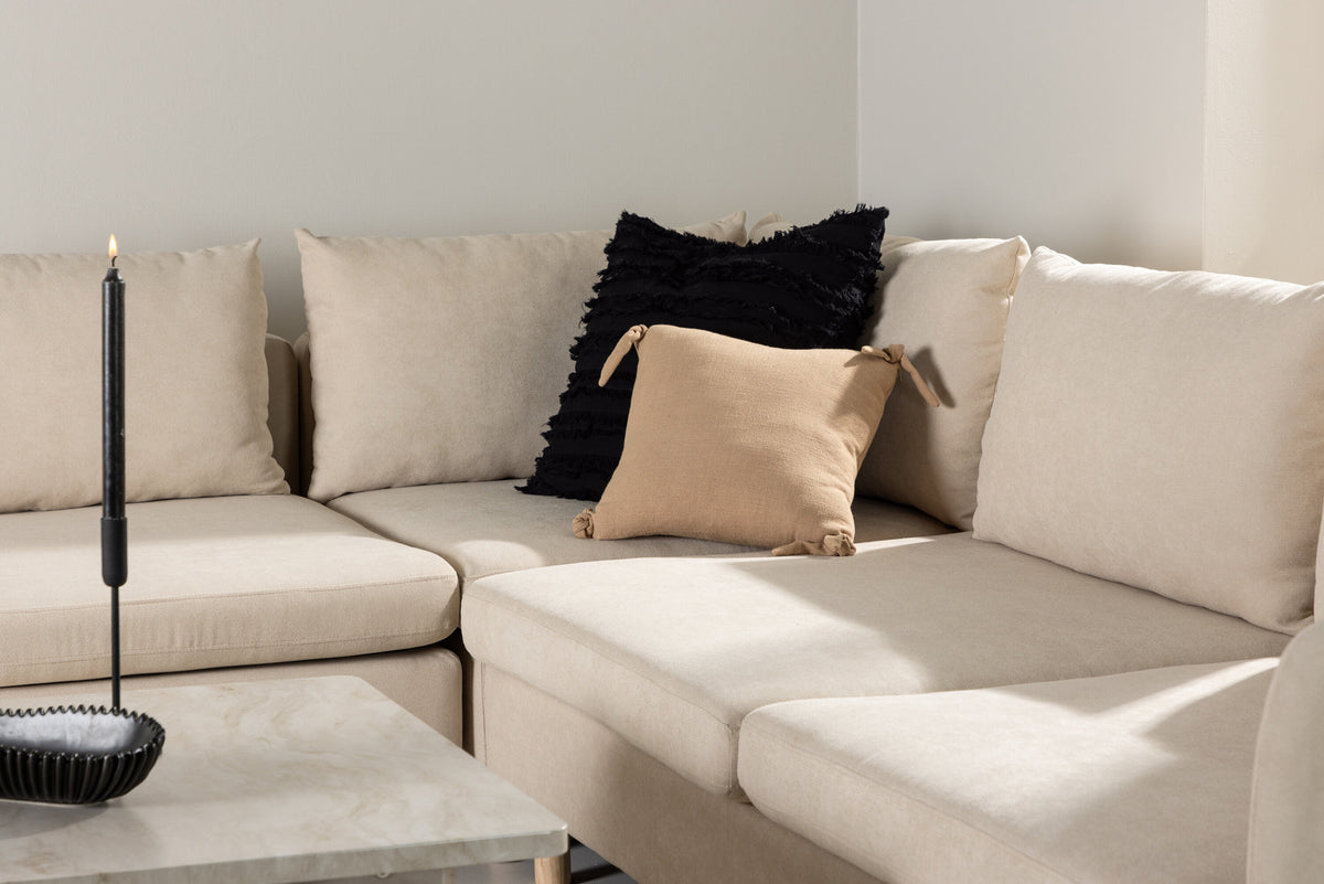 Zero Ecksofa in Beige präsentiert im Onlineshop von KAQTU Design AG. 3er Sofa ist von Venture Home