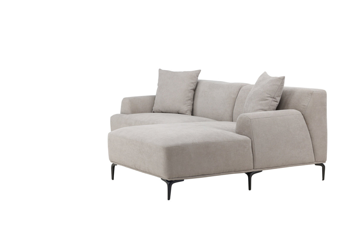 Viskan 3-Seat Sofa in Schwarz/ Hellgrau präsentiert im Onlineshop von KAQTU Design AG. 3er Sofa ist von Venture Home
