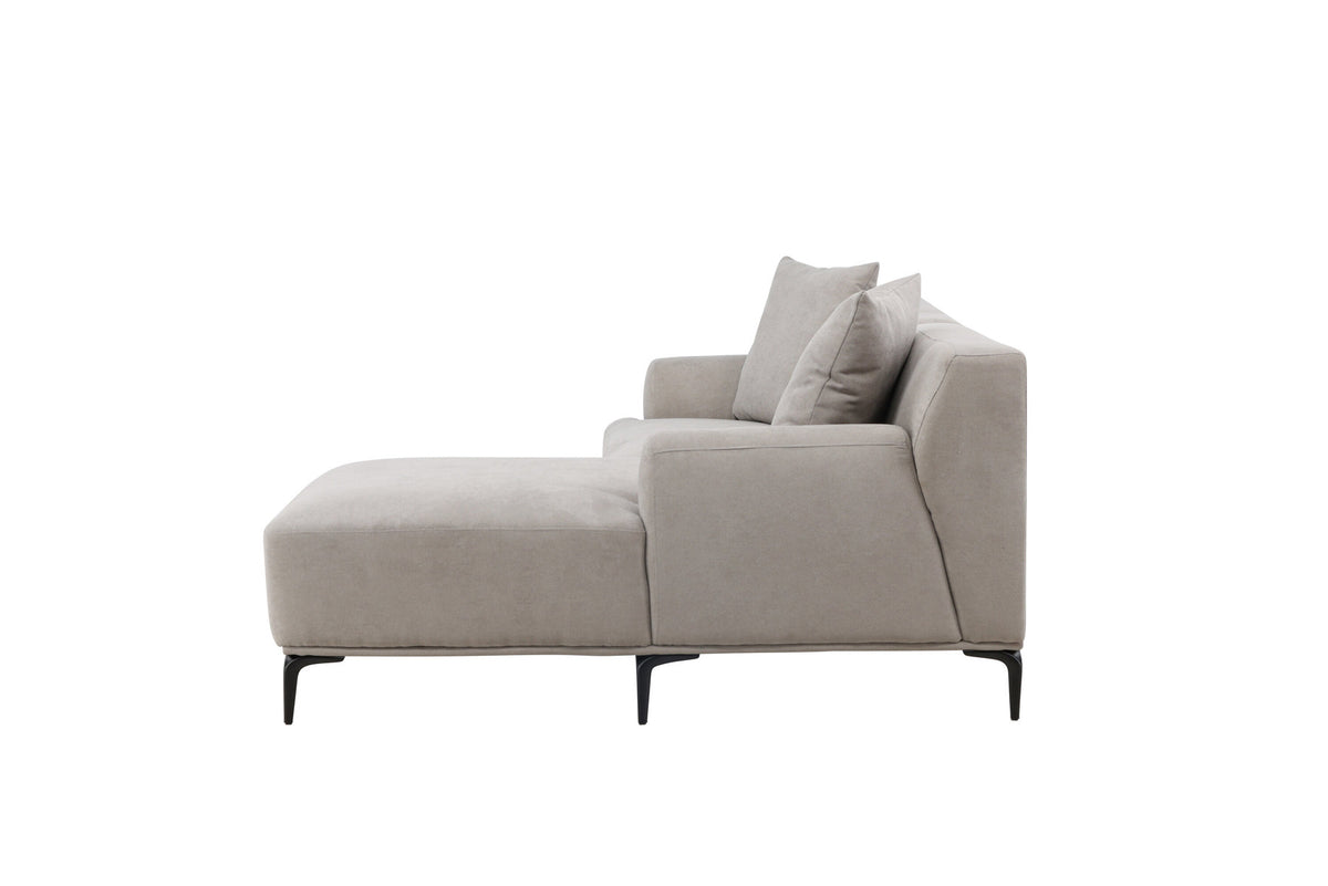 Viskan 3-Seat Sofa in Schwarz/ Hellgrau präsentiert im Onlineshop von KAQTU Design AG. 3er Sofa ist von Venture Home