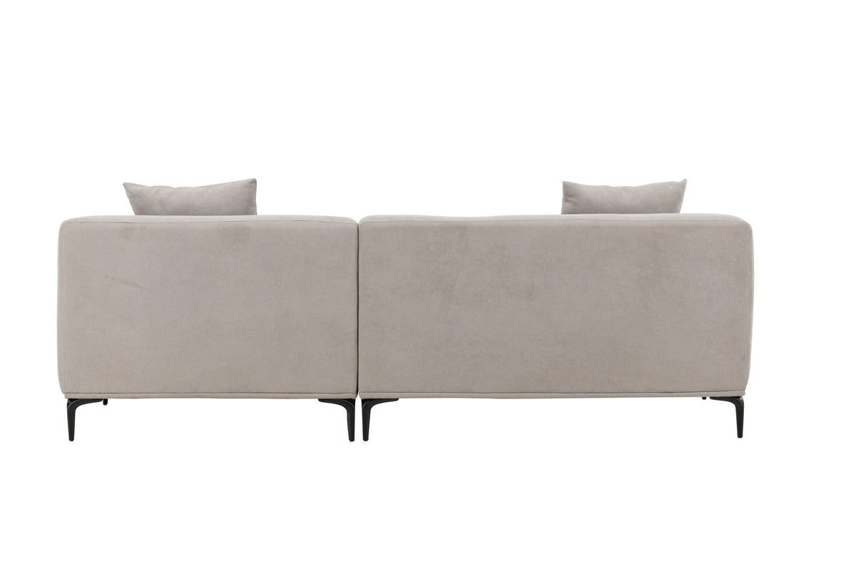 Viskan 3-Seat Sofa in Schwarz/ Hellgrau präsentiert im Onlineshop von KAQTU Design AG. 3er Sofa ist von Venture Home