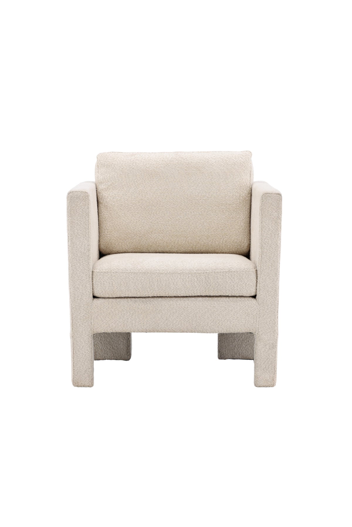 Ragusa Sessel in Weiss präsentiert im Onlineshop von KAQTU Design AG. Sessel mit Armlehnen ist von Venture Home