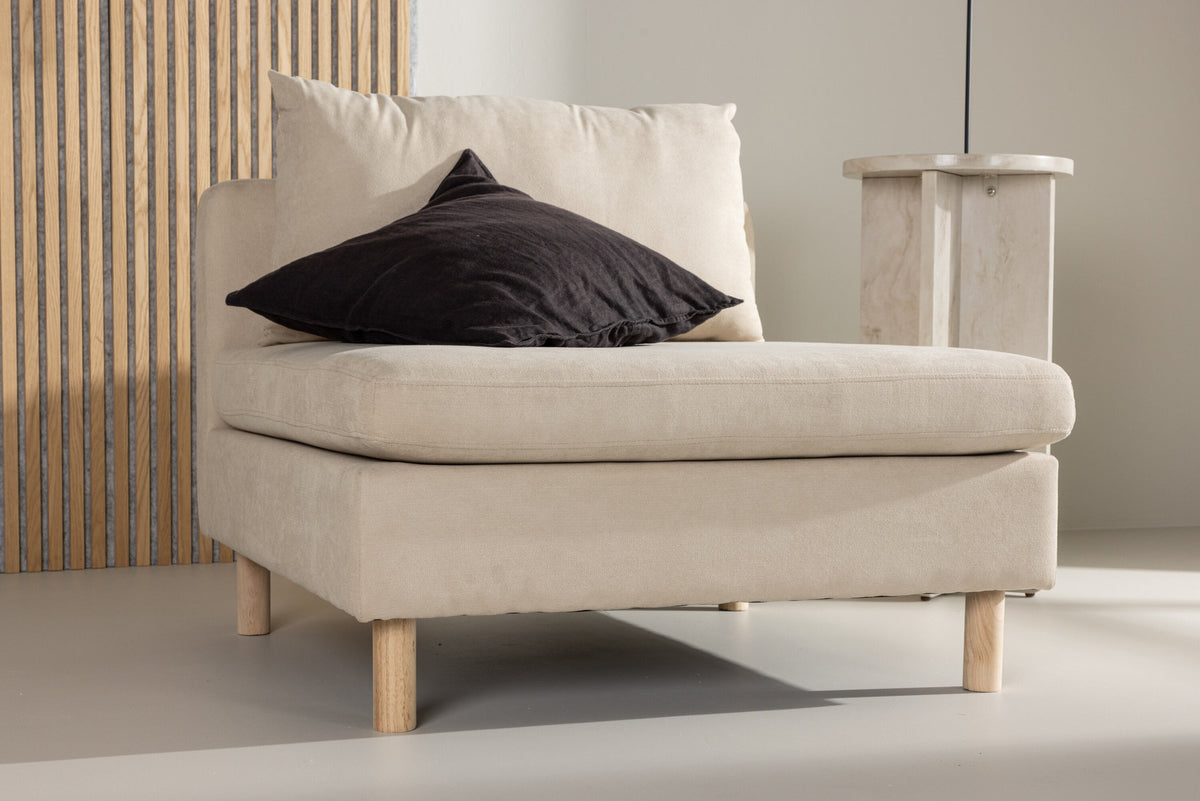 Zero Single Sofa in Beige präsentiert im Onlineshop von KAQTU Design AG. Modulares Sofa ist von Venture Home