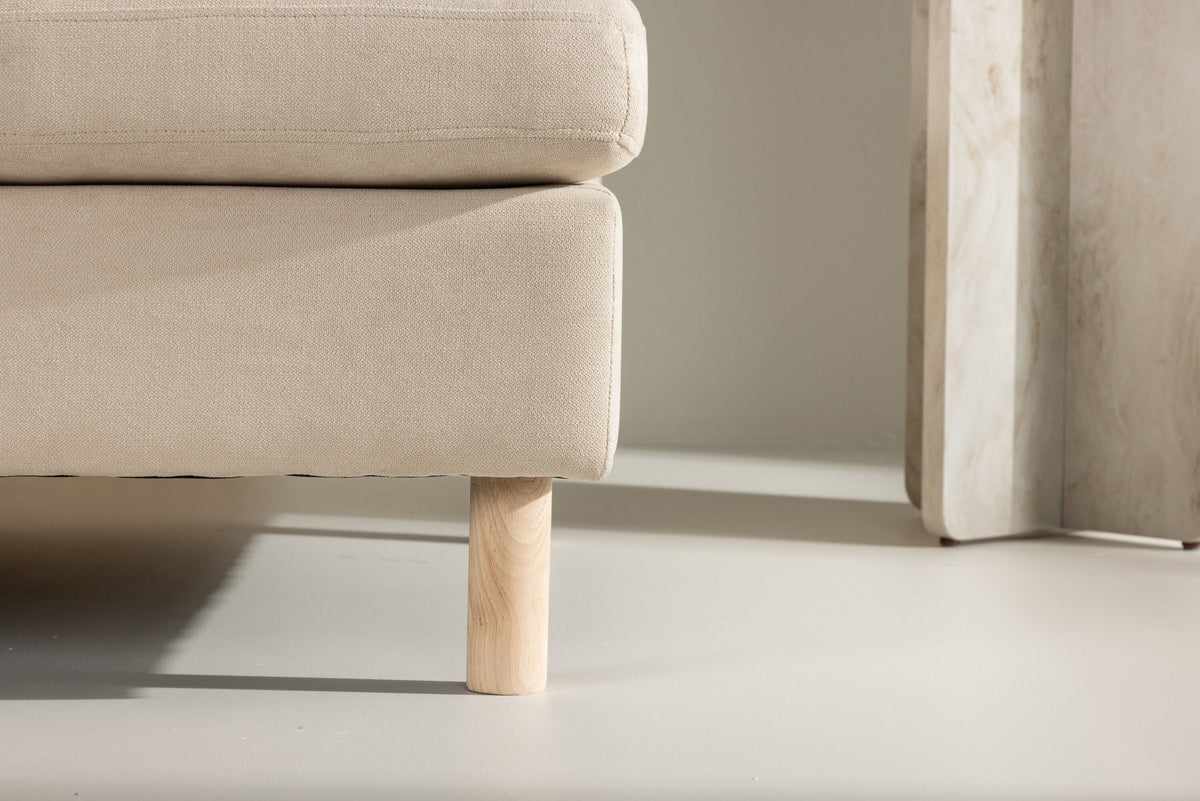 Zero Single Sofa in Beige präsentiert im Onlineshop von KAQTU Design AG. Modulares Sofa ist von Venture Home