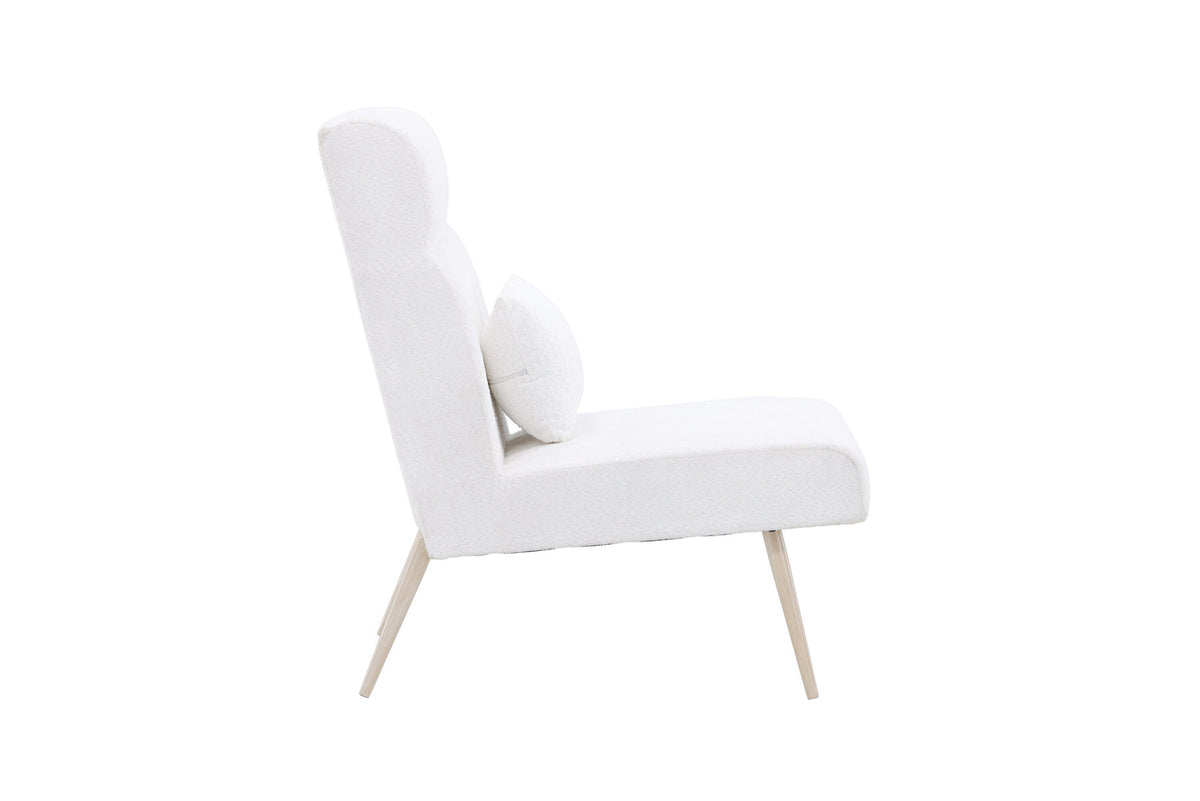 Bloom Sessel in Weiss präsentiert im Onlineshop von KAQTU Design AG. Sessel mit Armlehnen ist von Venture Home