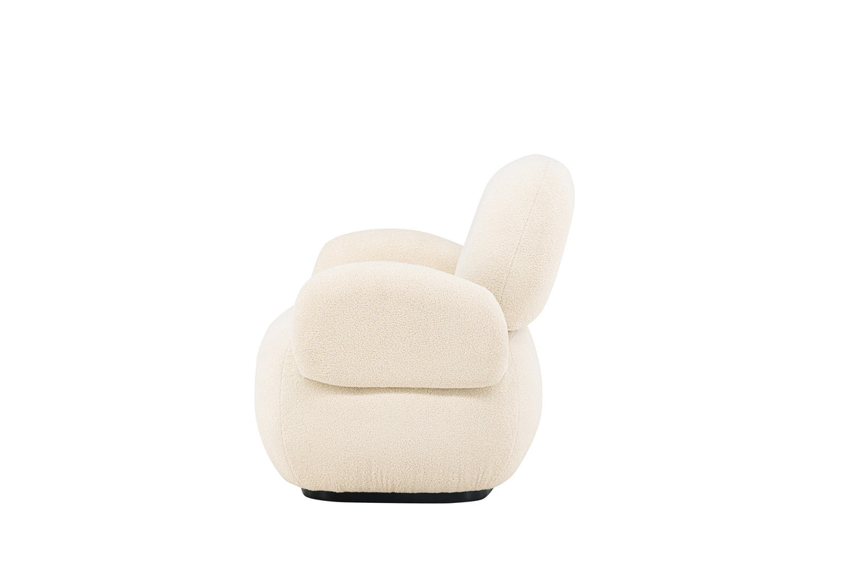 Sevilla Sessel in Beige/Schwarz präsentiert im Onlineshop von KAQTU Design AG. Sessel mit Armlehnen ist von Venture Home