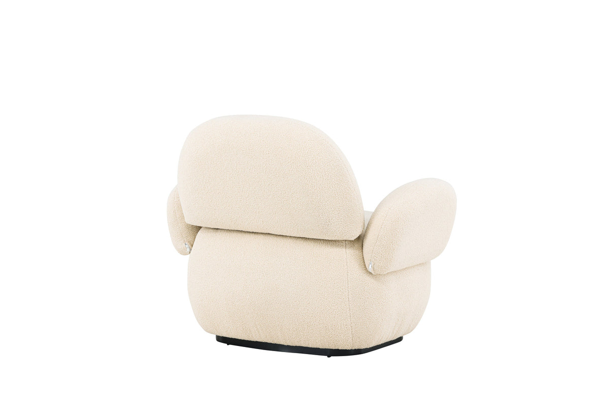 Sevilla Sessel in Beige/Schwarz präsentiert im Onlineshop von KAQTU Design AG. Sessel mit Armlehnen ist von Venture Home