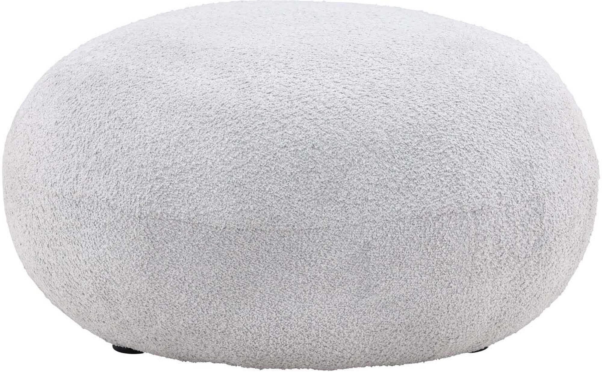 Vielseitiger Bologna Hocker von Venture Home: Stilvolles Design, weicher Teddystoff und perfekte Ergänzung für jedes Zuhause.