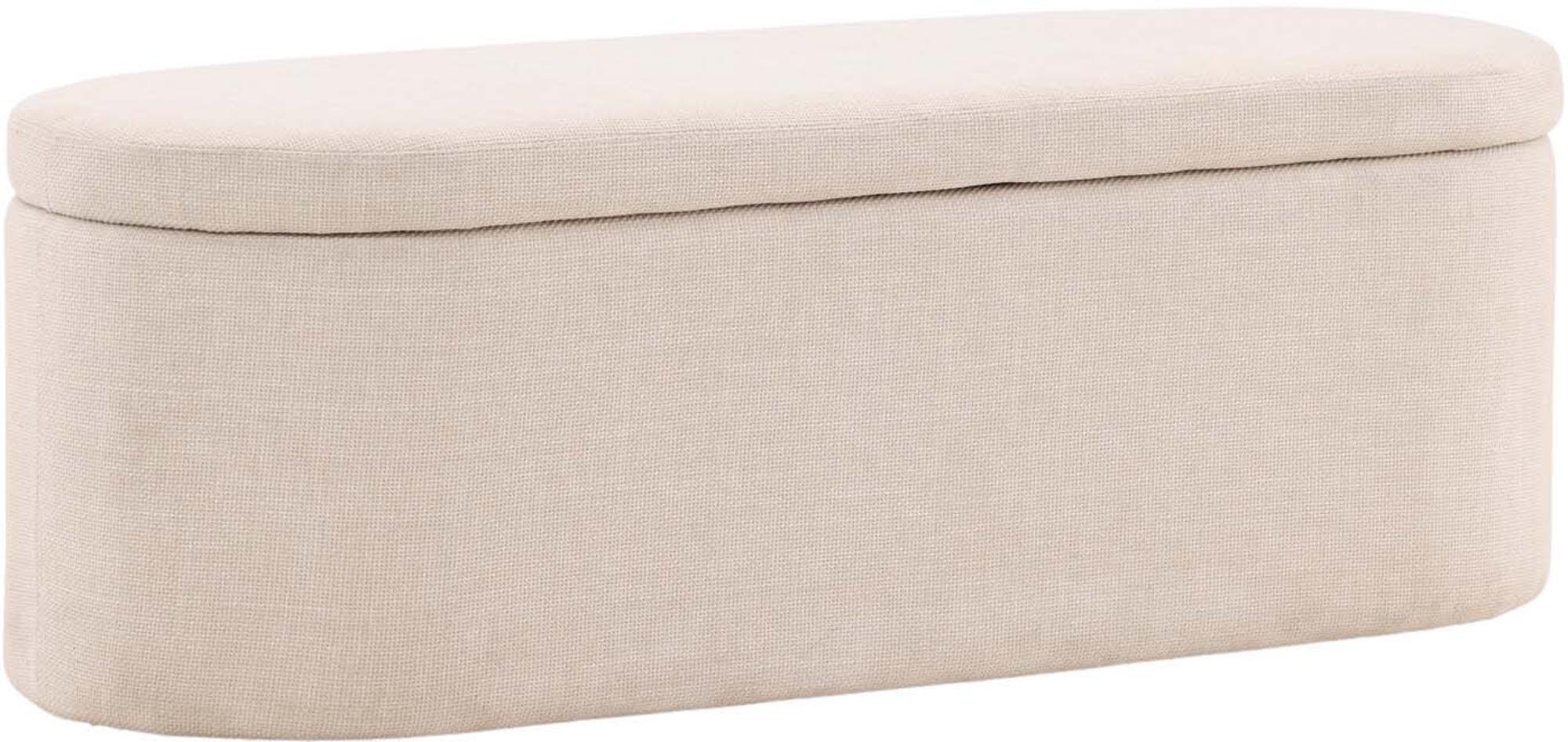 Potenza Ottoman von Venture Home: Beiges Design für zeitlose Eleganz.