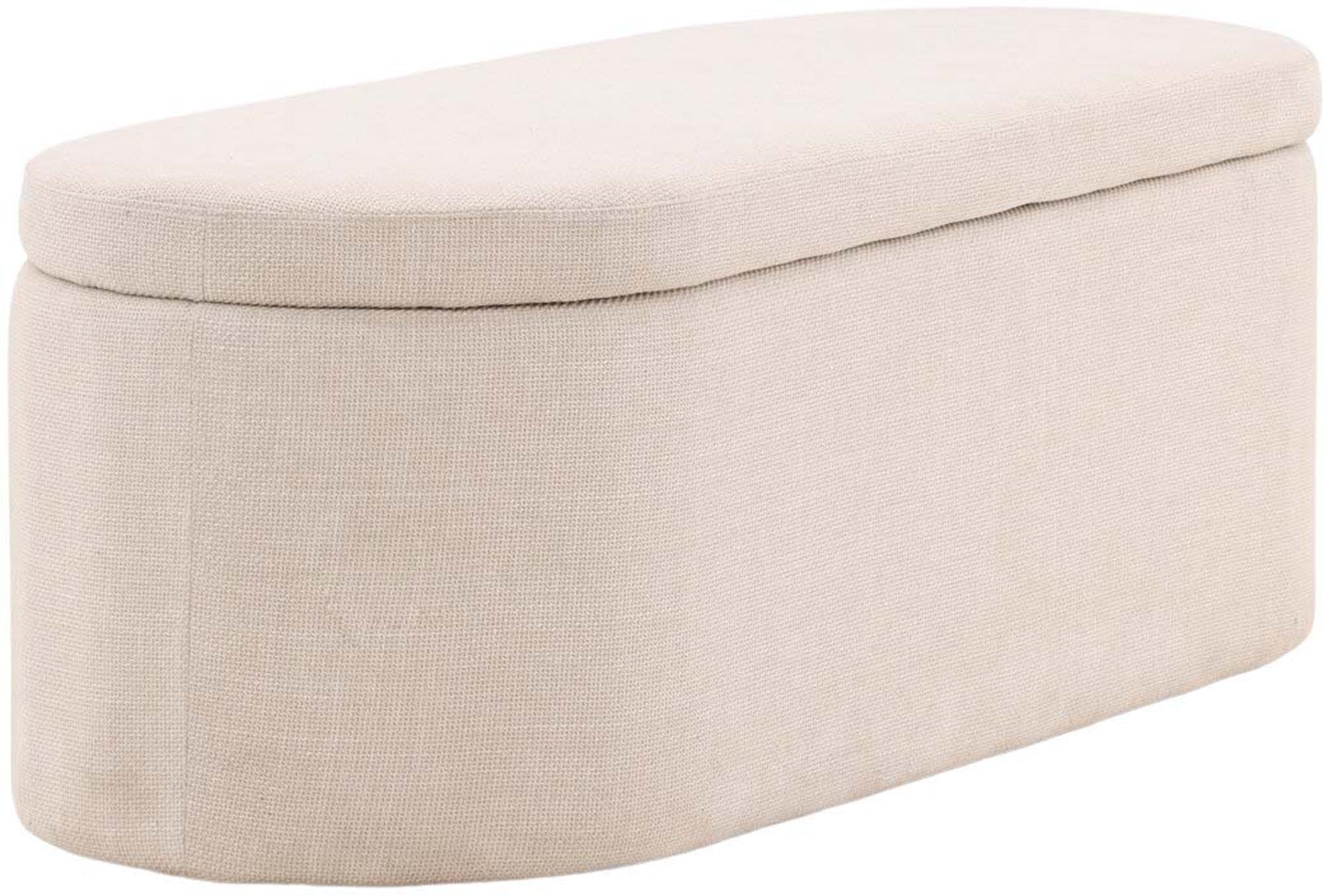 Eleganter Potenza Ottoman von Venture Home: Praktische Aufbewahrung und komfortable Polsterung für jedes Zuhause.