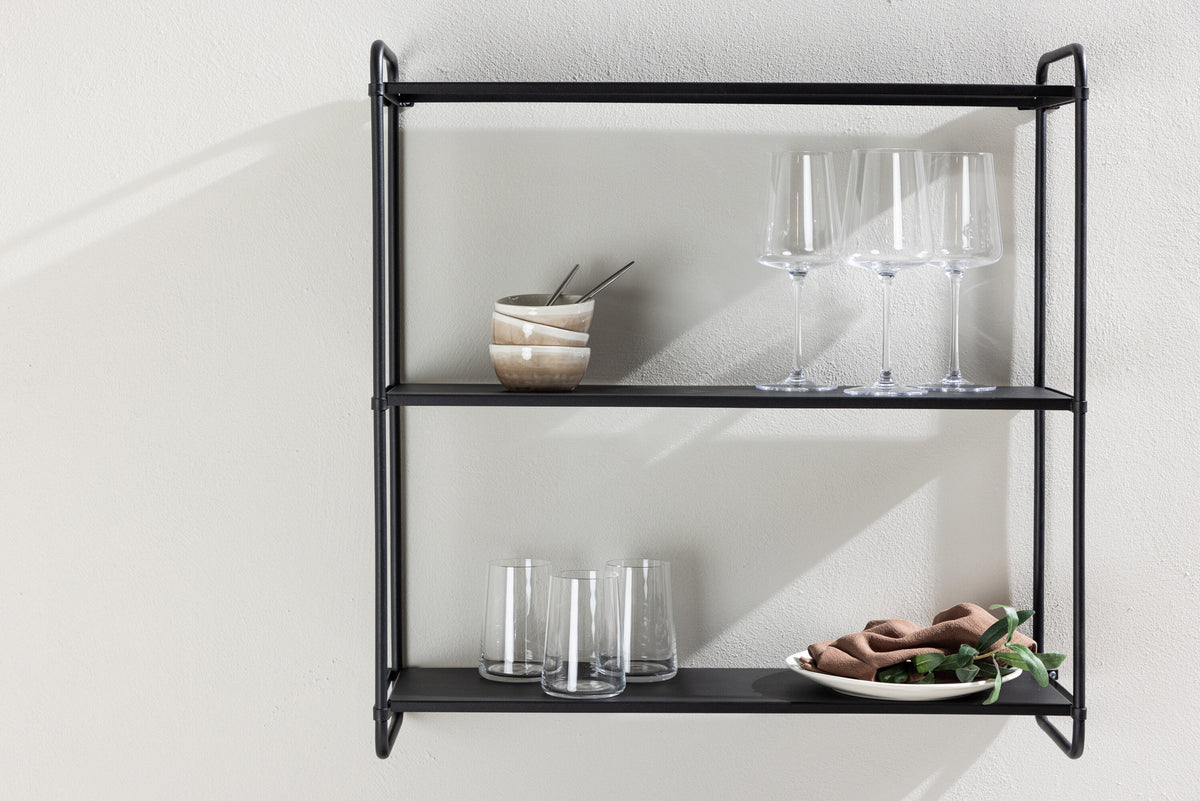 Lyon Regal in Schwarz präsentiert im Onlineshop von KAQTU Design AG. Standregal ist von Venture Home