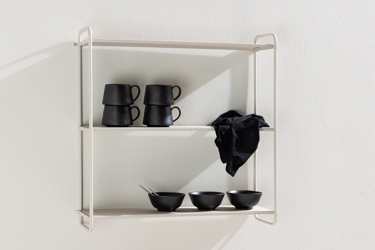Lyon Regal in Beige präsentiert im Onlineshop von KAQTU Design AG. Standregal ist von Venture Home