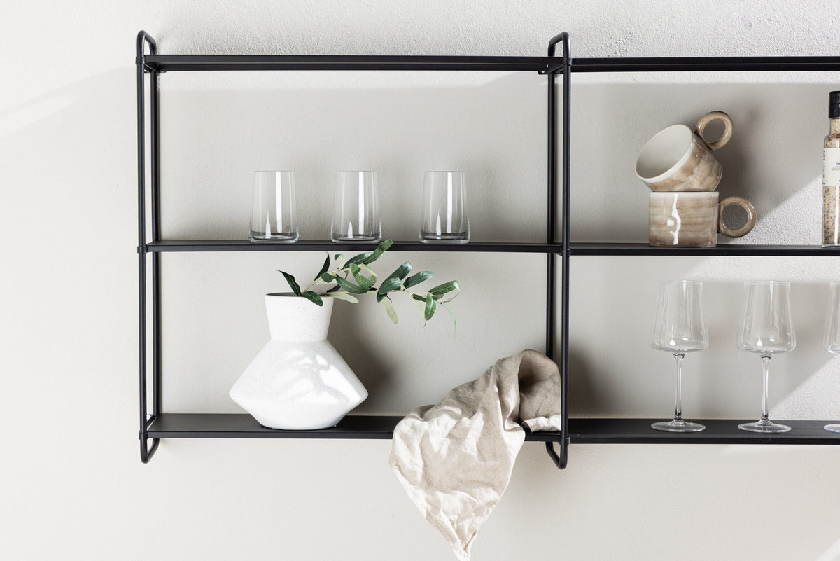 Lyon Regal in Schwarz präsentiert im Onlineshop von KAQTU Design AG. Standregal ist von Venture Home