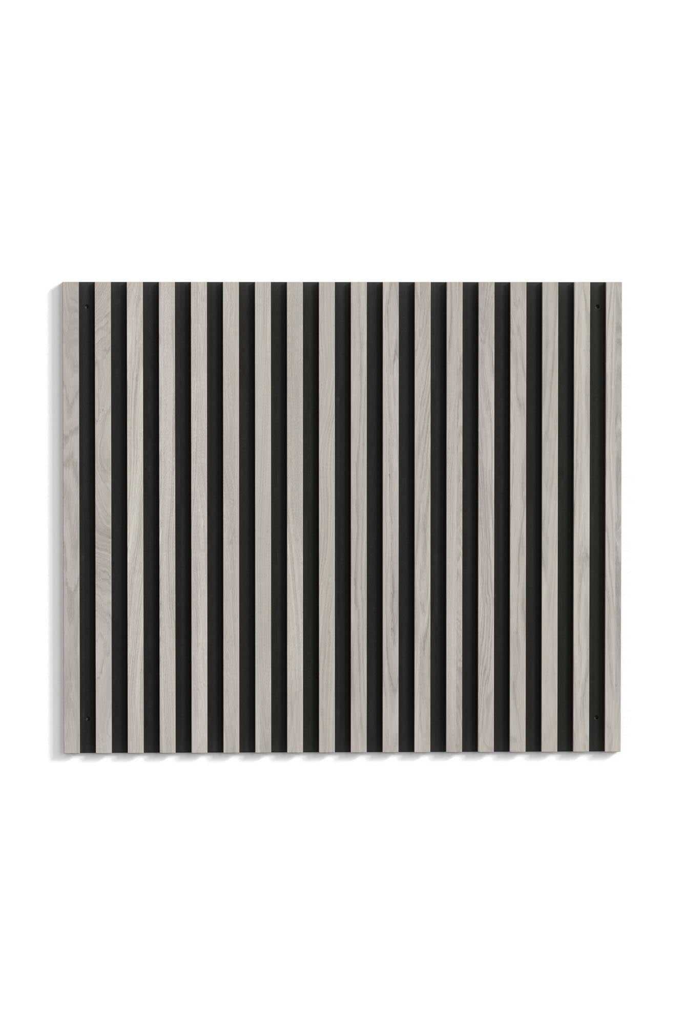 Pau Industrial Wall: Elegantes MDF-Wandpaneel in Schwarz-Weiss, ideal für modernen Luxus und kreative Raumgestaltung.