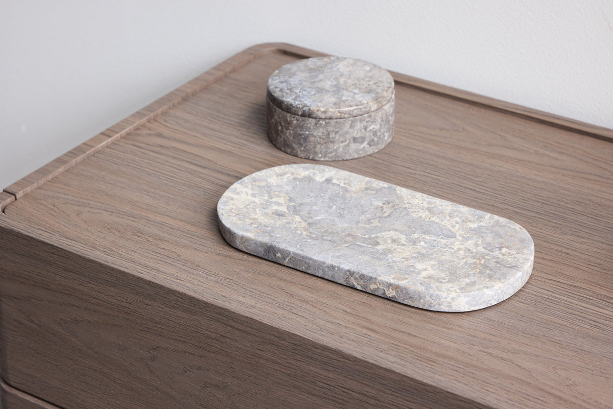 Noble Nachttisch in Mocca präsentiert im Onlineshop von KAQTU Design AG. Korpus ist von Venture Home