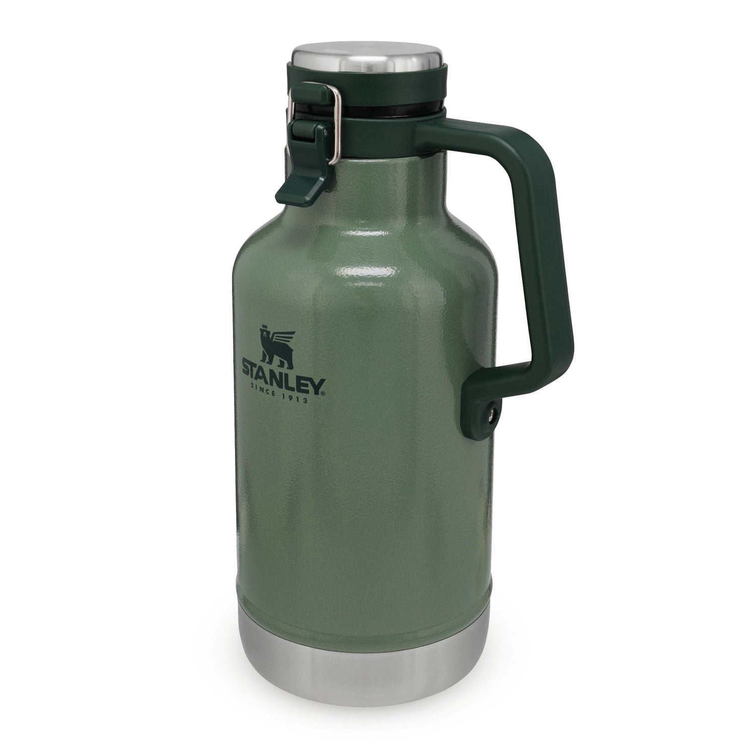 Easy-Pour Growler 1.9l hammertone green
