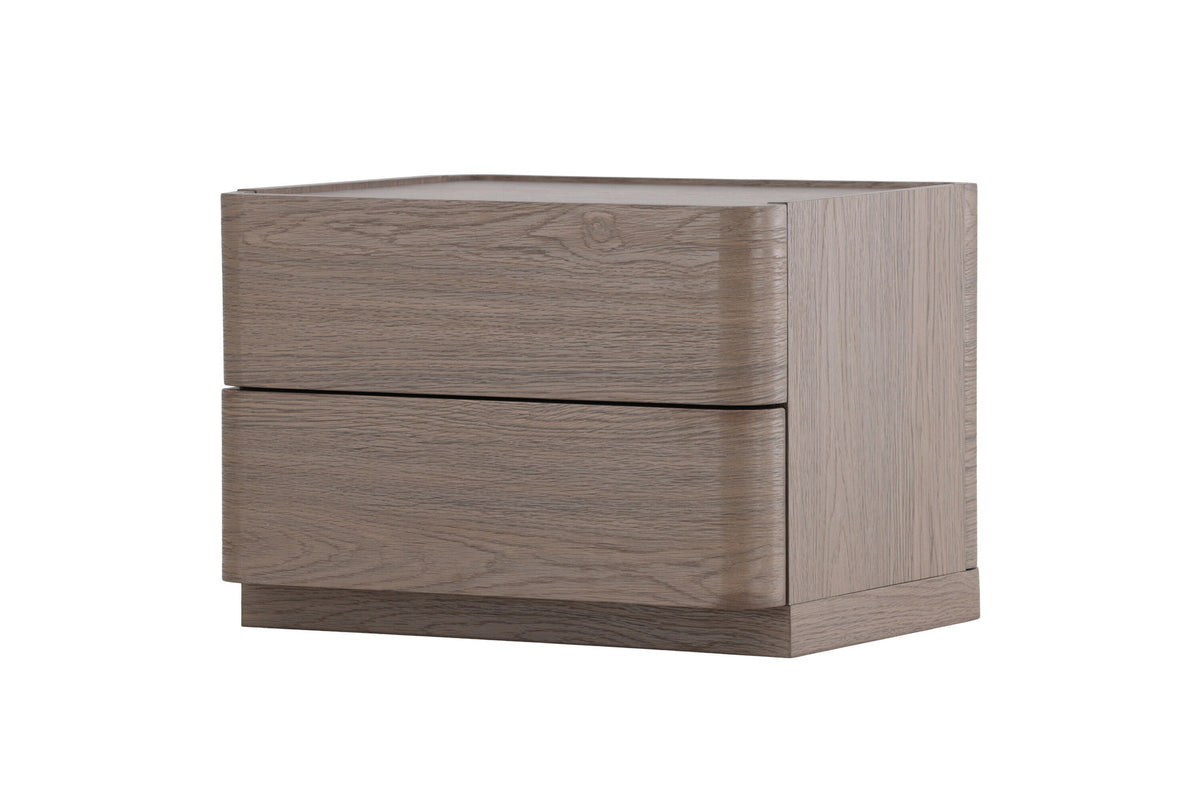 Noble Nachttisch in Mocca präsentiert im Onlineshop von KAQTU Design AG. Korpus ist von Venture Home