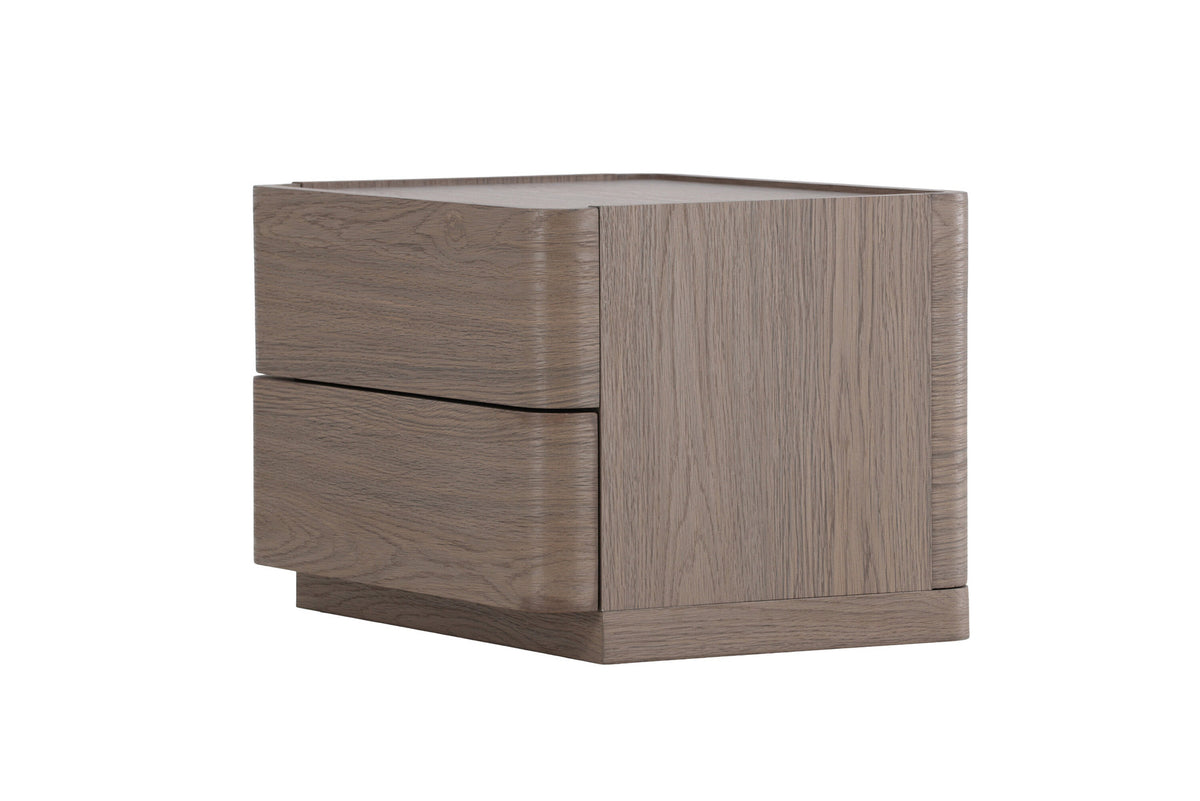 Noble Nachttisch in Mocca präsentiert im Onlineshop von KAQTU Design AG. Korpus ist von Venture Home