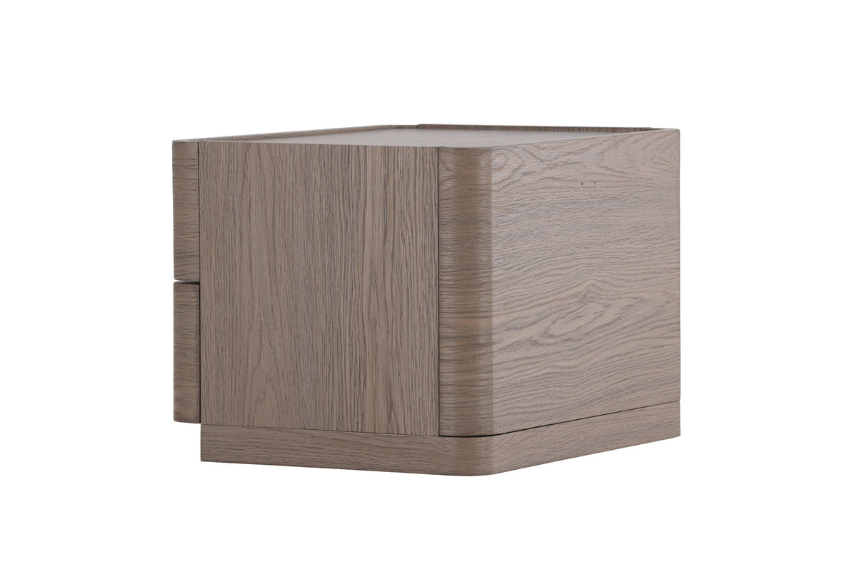 Noble Nachttisch in Mocca präsentiert im Onlineshop von KAQTU Design AG. Korpus ist von Venture Home