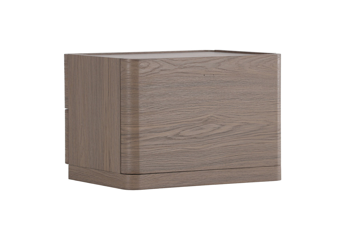 Noble Nachttisch in Mocca präsentiert im Onlineshop von KAQTU Design AG. Korpus ist von Venture Home