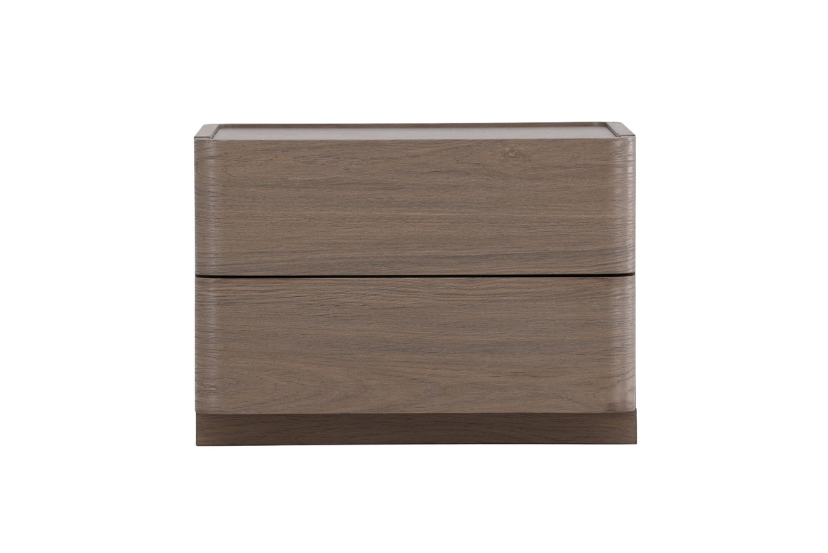 Noble Nachttisch in Mocca präsentiert im Onlineshop von KAQTU Design AG. Korpus ist von Venture Home