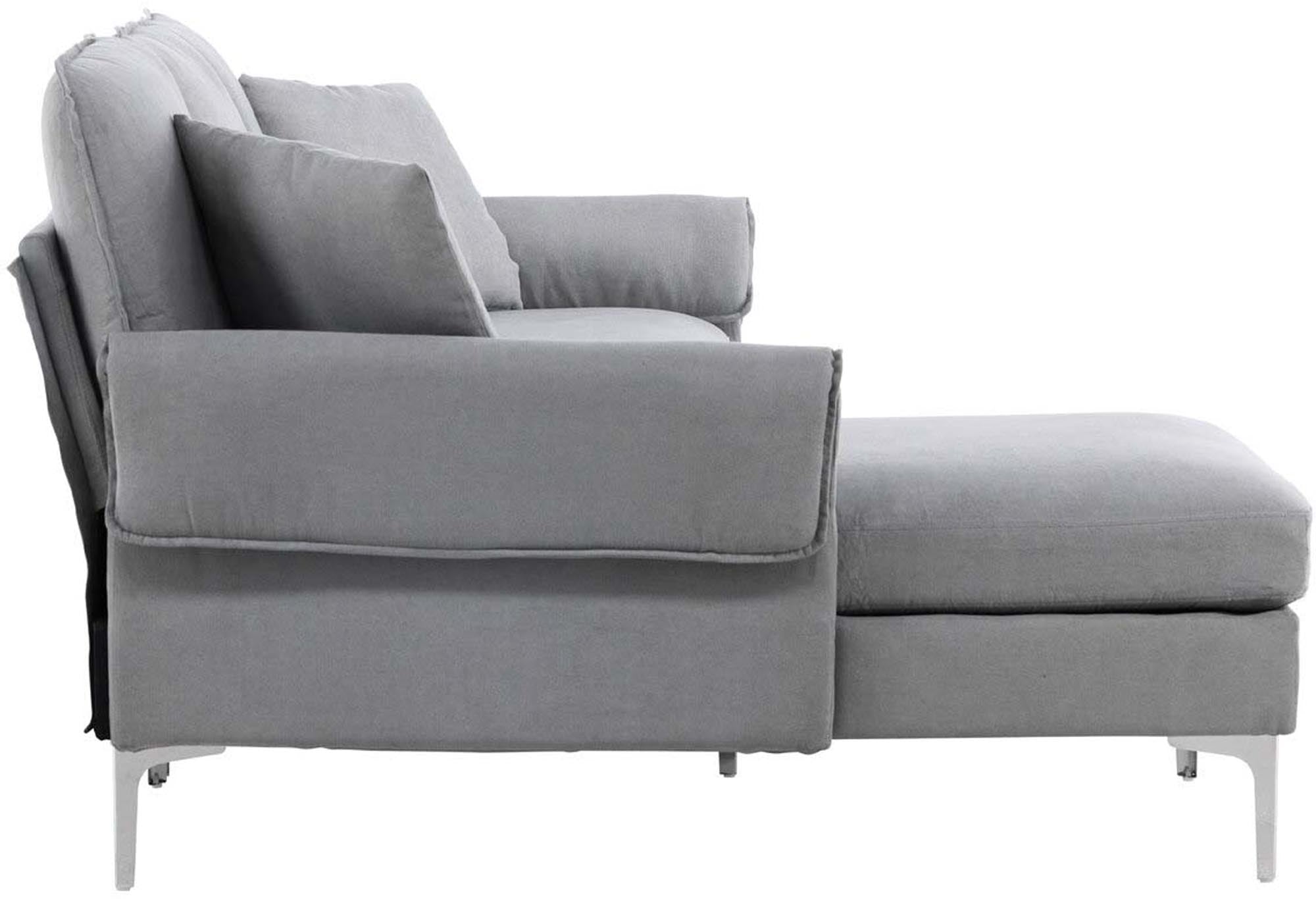 Erleben Sie das Toulouse 3-Sitzer-Sofa von Venture Home: Eleganz trifft auf Komfort mit hochwertigem Stoff und flexiblem Design für Ihr Wohnzimmer.