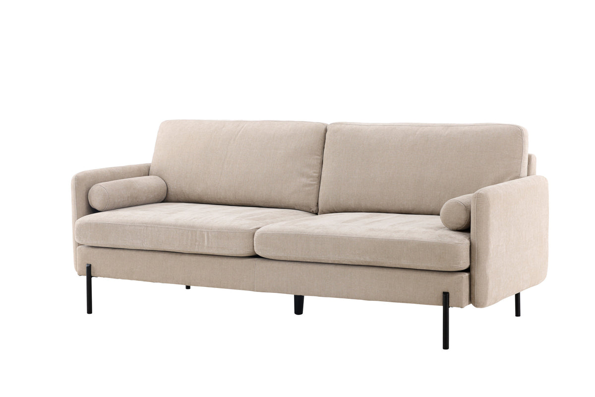 Antibes 3 Sitzer Sofa in Beige präsentiert im Onlineshop von KAQTU Design AG. 2er Sofa ist von Venture Home