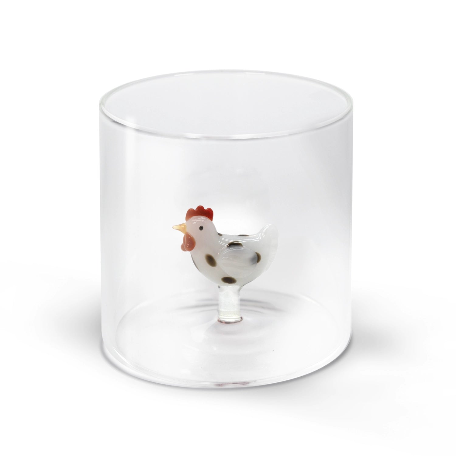 Glas aus Borosilikat 250ml Weisses Huhn in Transparent präsentiert im Onlineshop von KAQTU Design AG. Glas ist von Easy Life