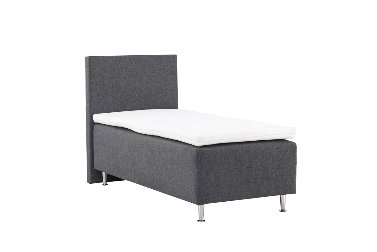 Bett Mesa in Dunkelgrau präsentiert im Onlineshop von KAQTU Design AG. Bett ist von Venture Home