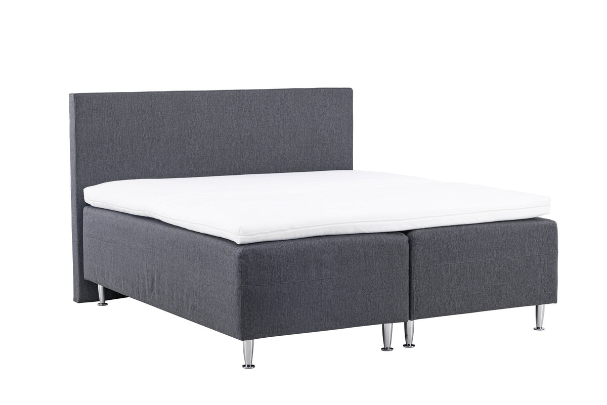 Bett Mesa in Dunkelgrau präsentiert im Onlineshop von KAQTU Design AG. Bett ist von Venture Home