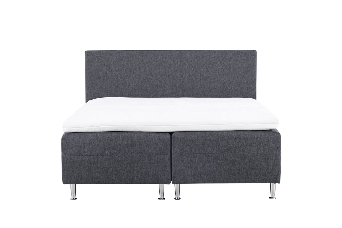 Bett Mesa in Dunkelgrau präsentiert im Onlineshop von KAQTU Design AG. Bett ist von Venture Home