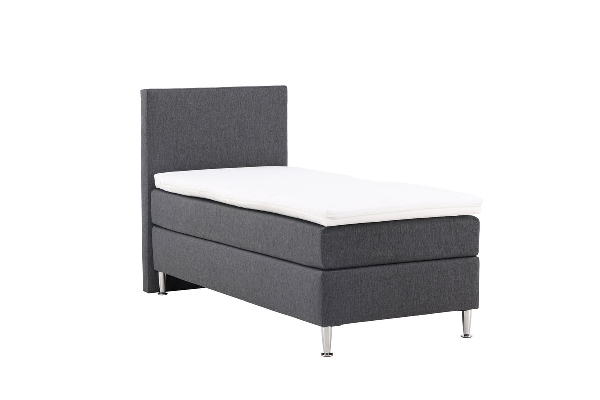 Bett Toledo in Dunkelgrau präsentiert im Onlineshop von KAQTU Design AG. Bett ist von Venture Home