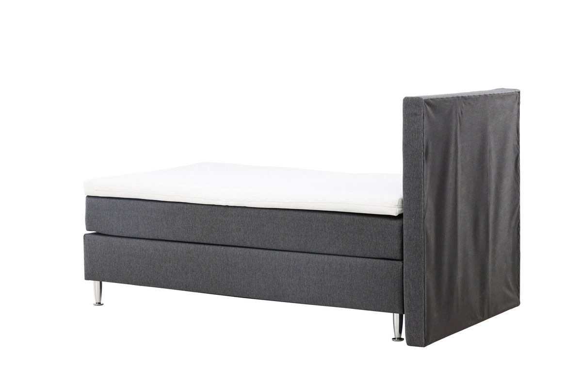 Bett Toledo in Dunkelgrau präsentiert im Onlineshop von KAQTU Design AG. Bett ist von Venture Home