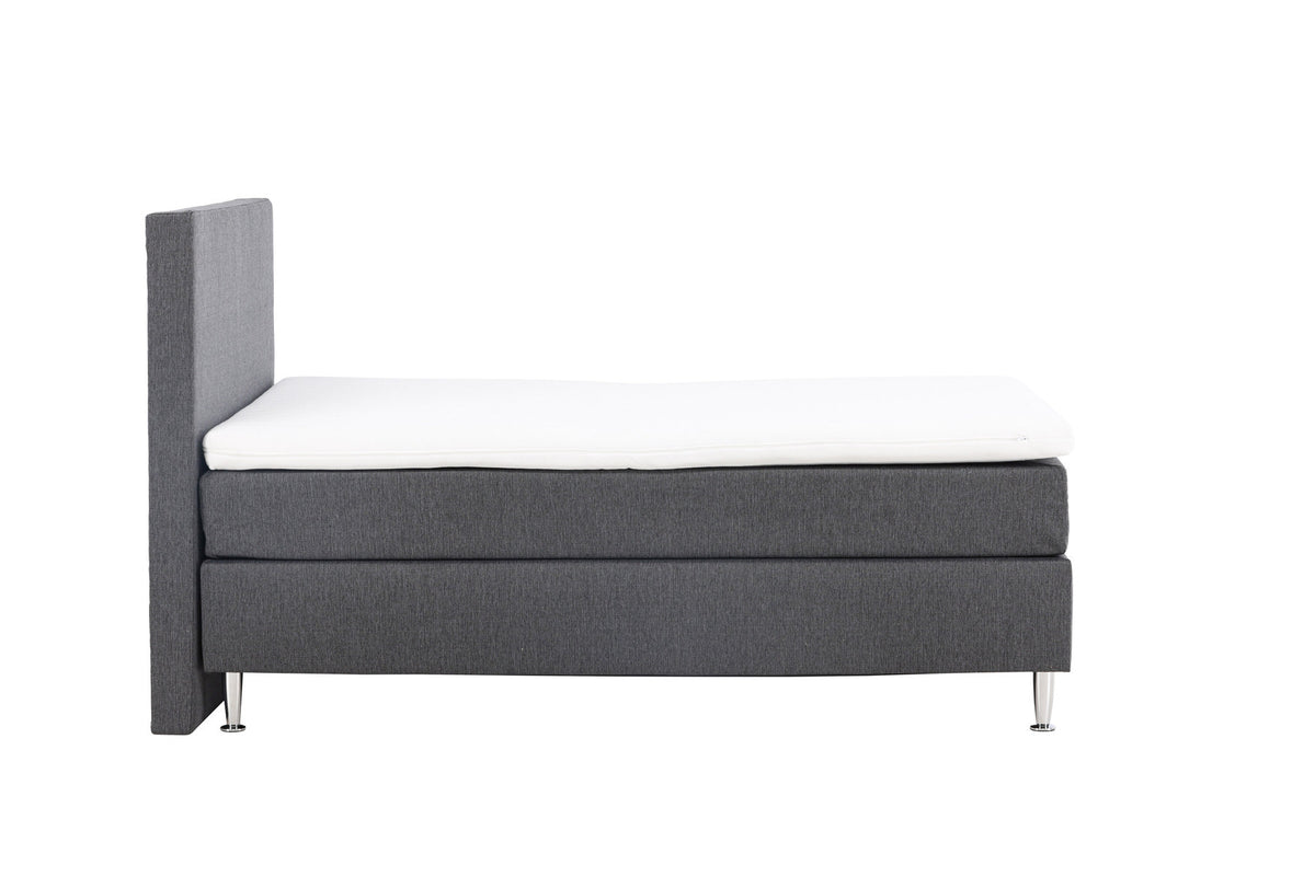 Bett Toledo in Dunkelgrau präsentiert im Onlineshop von KAQTU Design AG. Bett ist von Venture Home