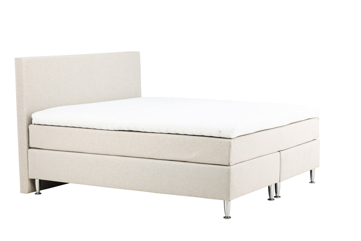 Bett Toledo in Beige präsentiert im Onlineshop von KAQTU Design AG. Bett ist von Venture Home