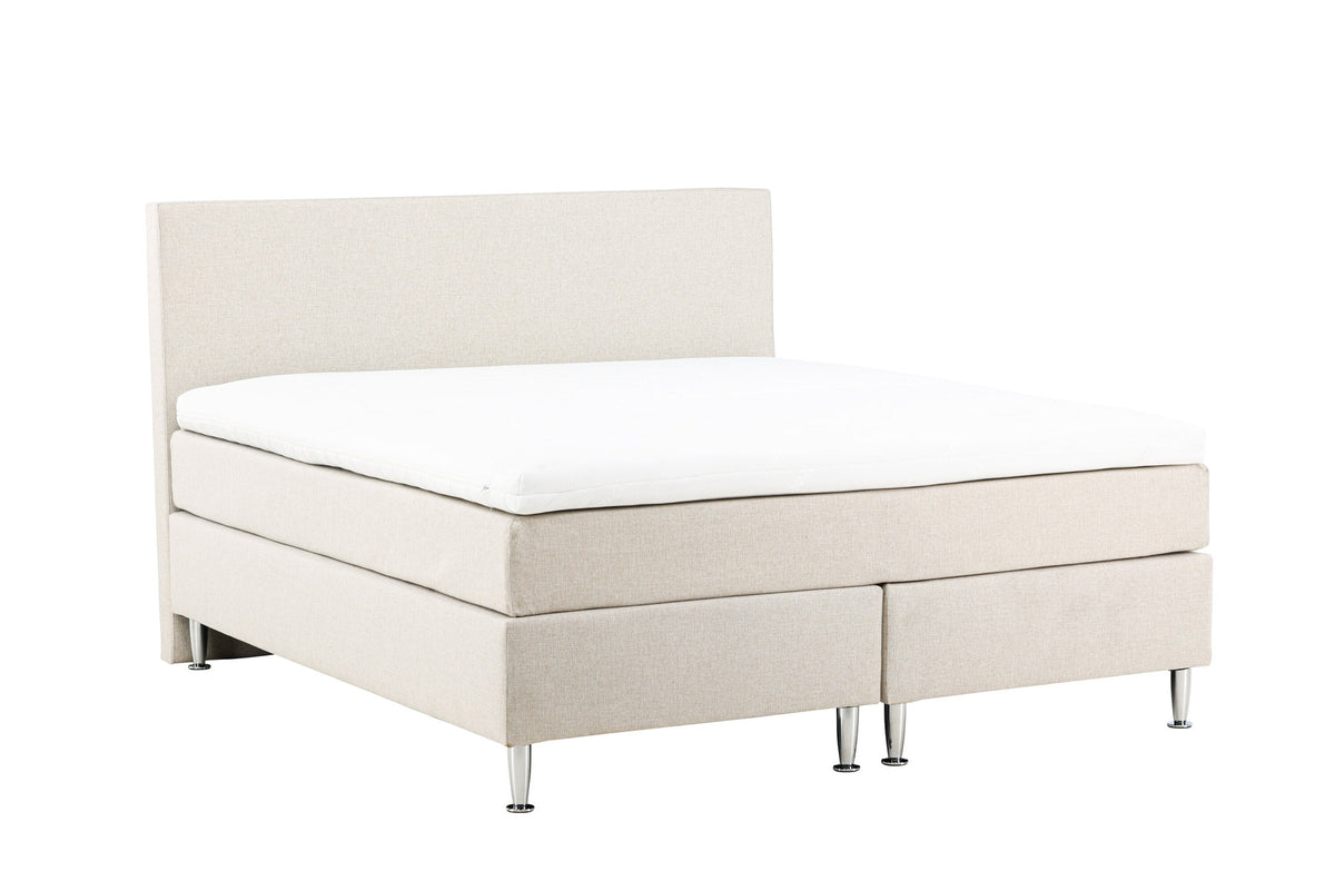 Bett Toledo in Beige präsentiert im Onlineshop von KAQTU Design AG. Bett ist von Venture Home