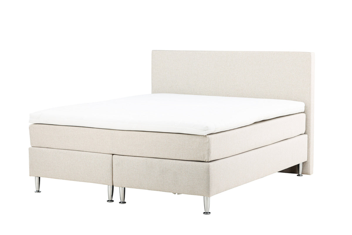 Bett Toledo in Beige präsentiert im Onlineshop von KAQTU Design AG. Bett ist von Venture Home