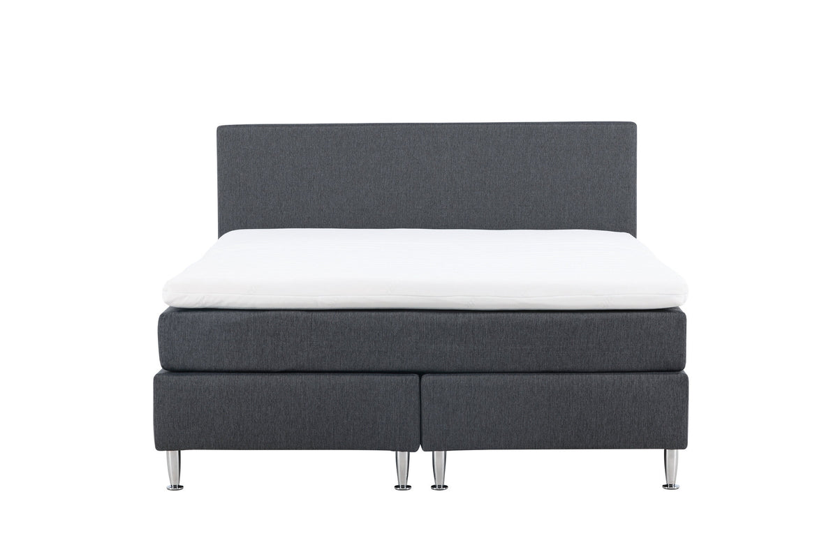 Bett Toledo in Dunkelgrau präsentiert im Onlineshop von KAQTU Design AG. Bett ist von Venture Home