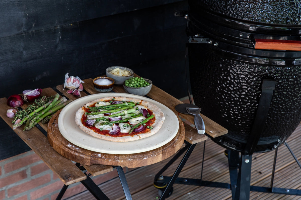 Monaco+ Pizzarad in Silber präsentiert im Onlineshop von KAQTU Design AG. Pizza ist von Boska