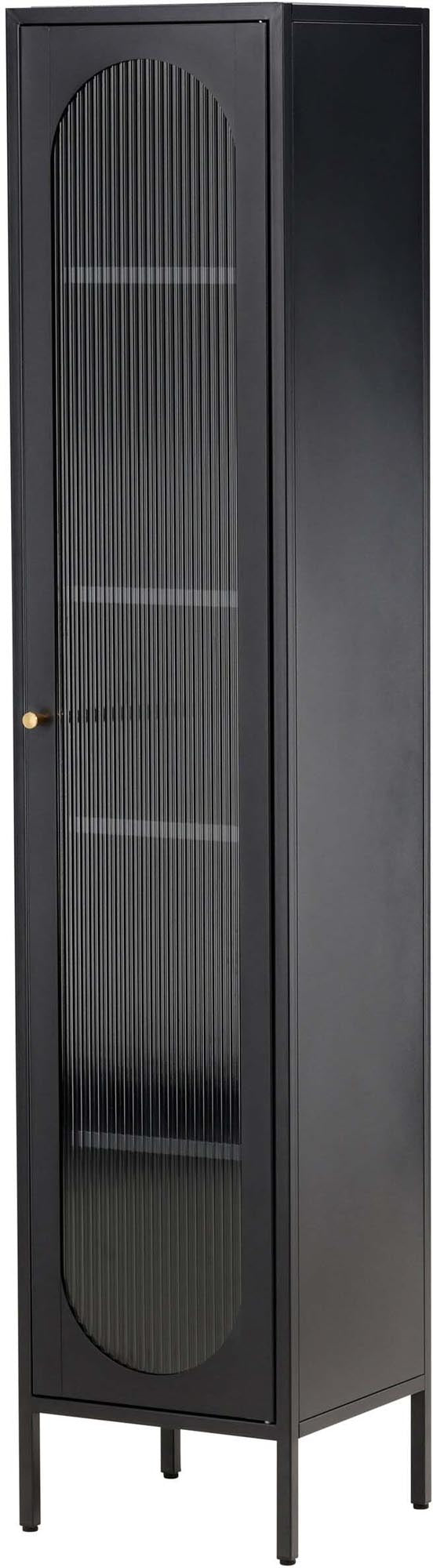 Erleben Sie den Cali Kabinett von Venture Home: Ein stilvoller Schrank aus langlebigem Stahl, der Funktionalität und Design vereint.