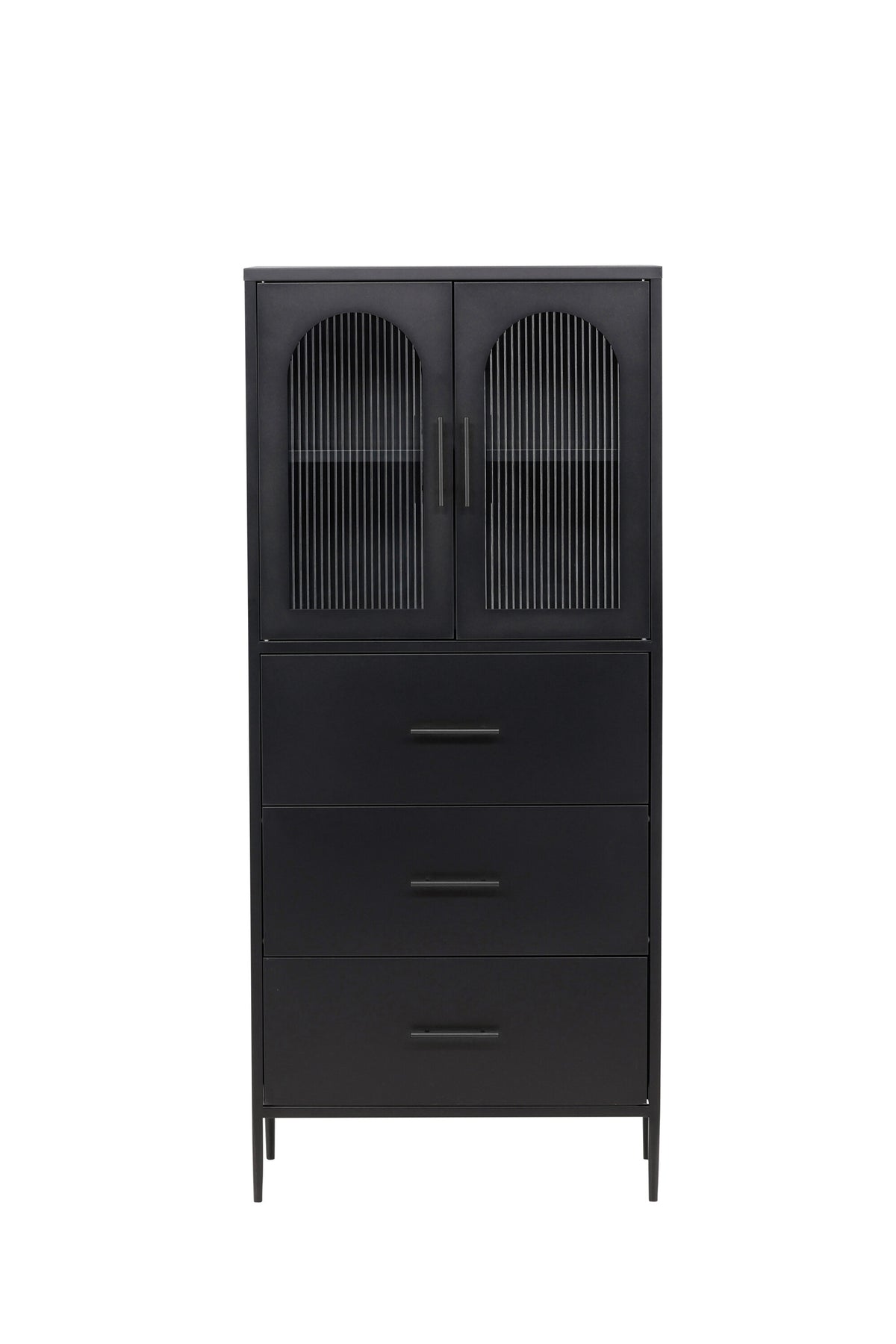 Kabinett La Paz in Schwarz präsentiert im Onlineshop von KAQTU Design AG. Cabinet ist von Venture Home
