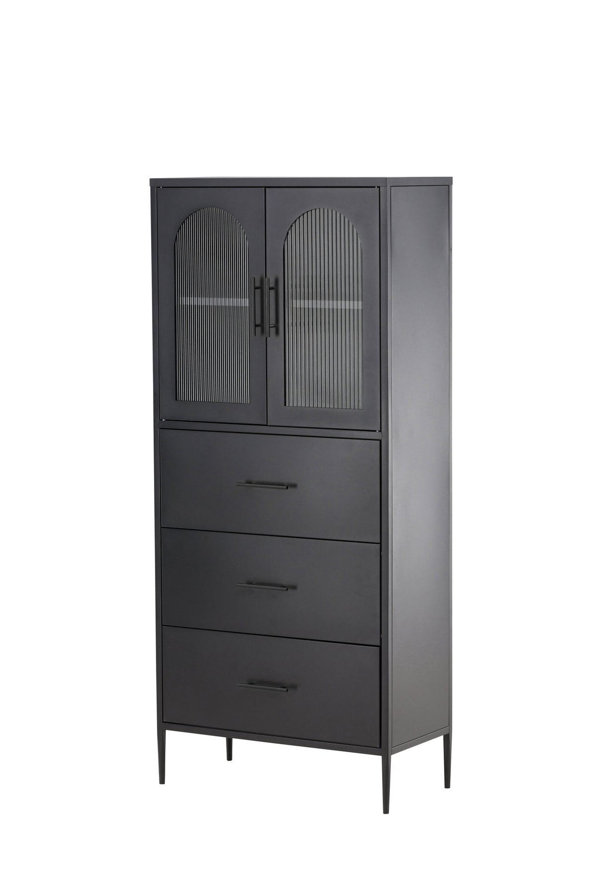 Kabinett La Paz in Schwarz präsentiert im Onlineshop von KAQTU Design AG. Cabinet ist von Venture Home