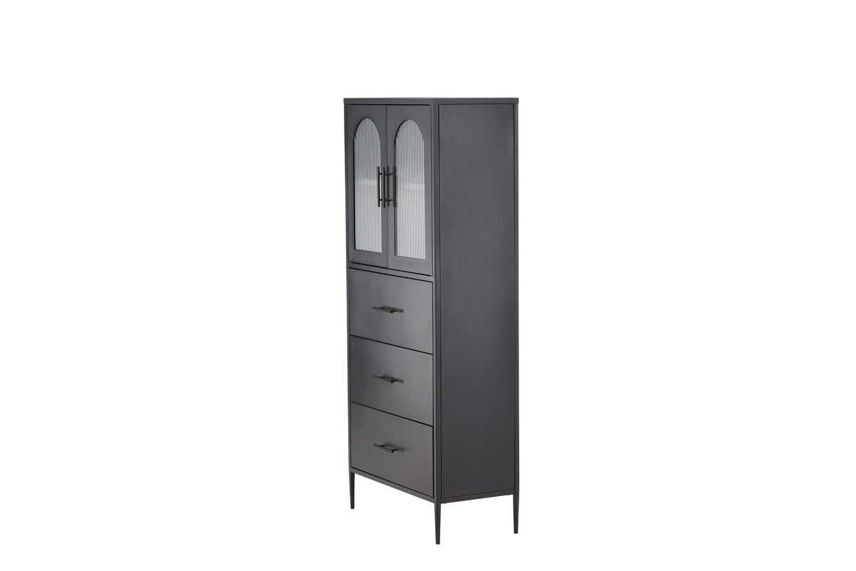 Kabinett La Paz in Schwarz präsentiert im Onlineshop von KAQTU Design AG. Cabinet ist von Venture Home