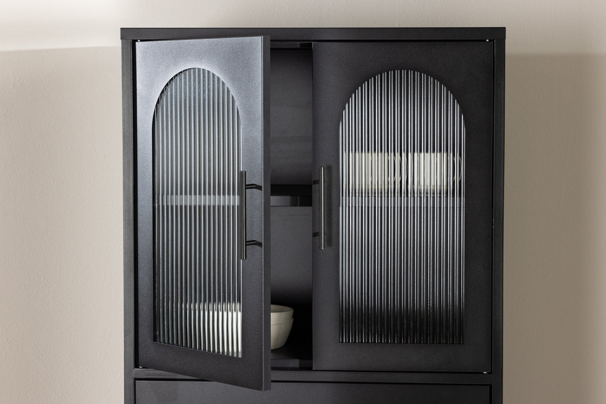Kabinett La Paz in Schwarz präsentiert im Onlineshop von KAQTU Design AG. Cabinet ist von Venture Home