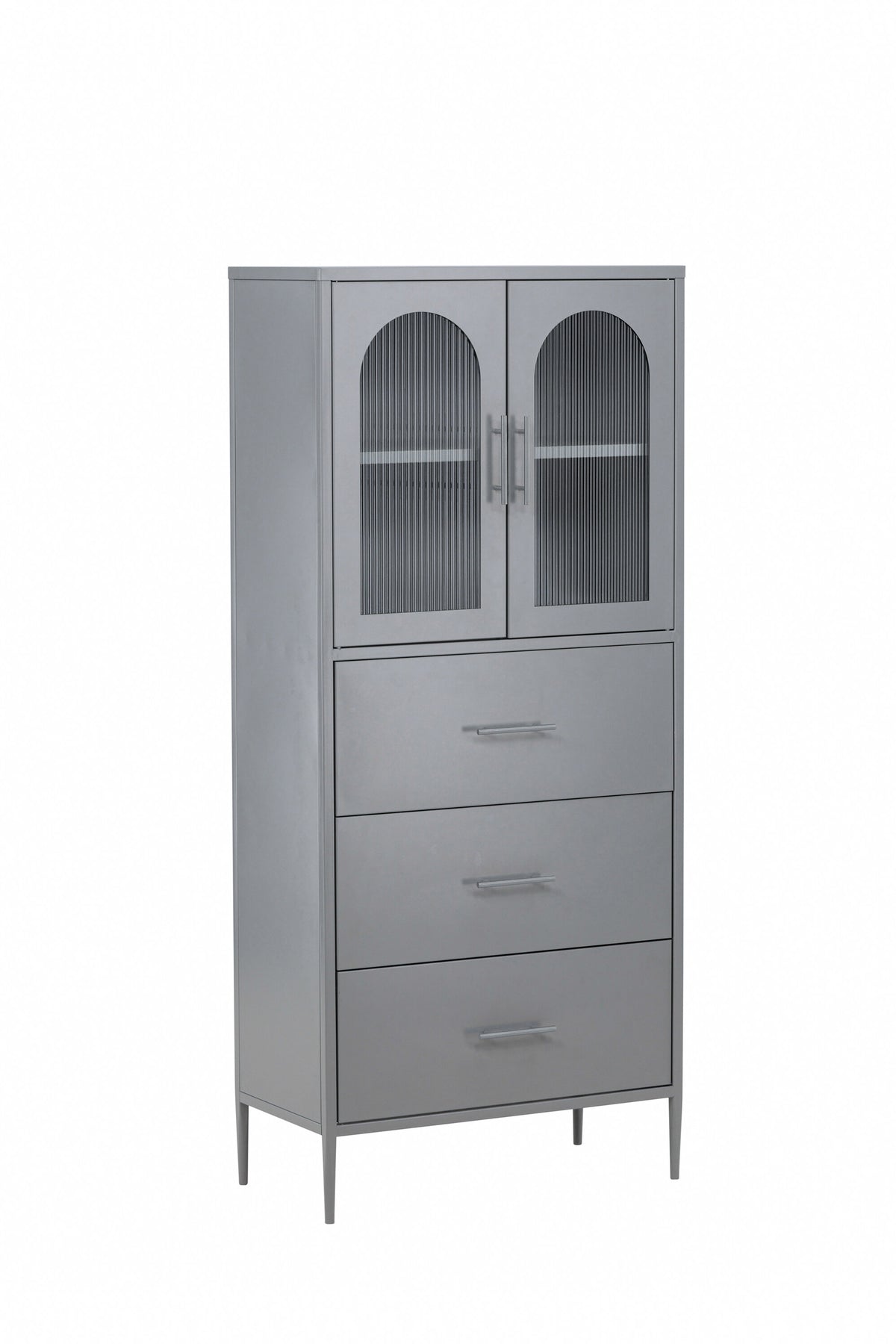 Kabinett La Paz in Hellgrau präsentiert im Onlineshop von KAQTU Design AG. Cabinet ist von Venture Home