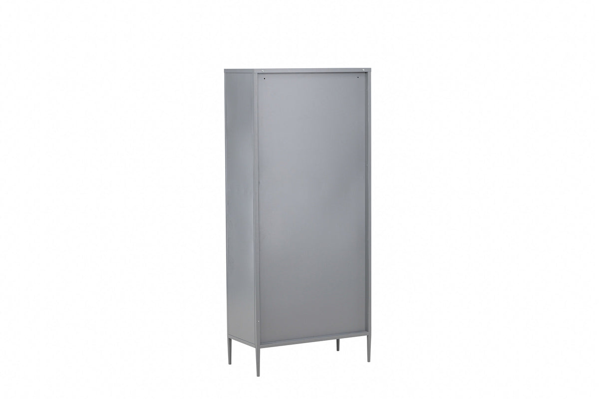 Kabinett La Paz in Hellgrau präsentiert im Onlineshop von KAQTU Design AG. Cabinet ist von Venture Home