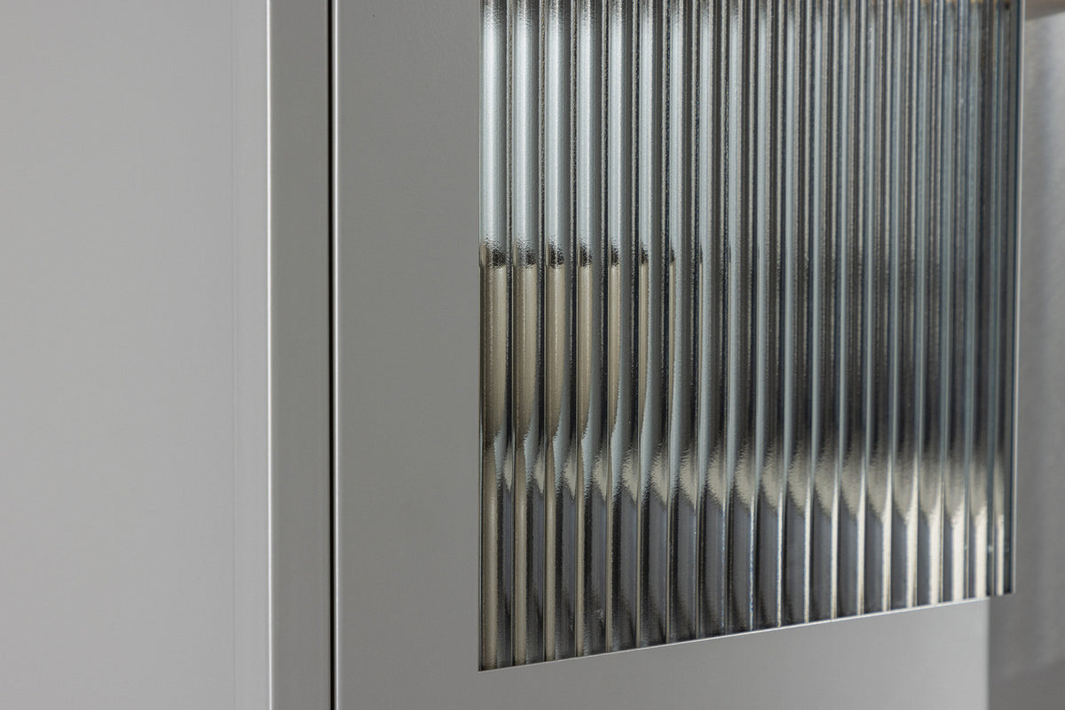 Kabinett La Paz in Hellgrau präsentiert im Onlineshop von KAQTU Design AG. Cabinet ist von Venture Home