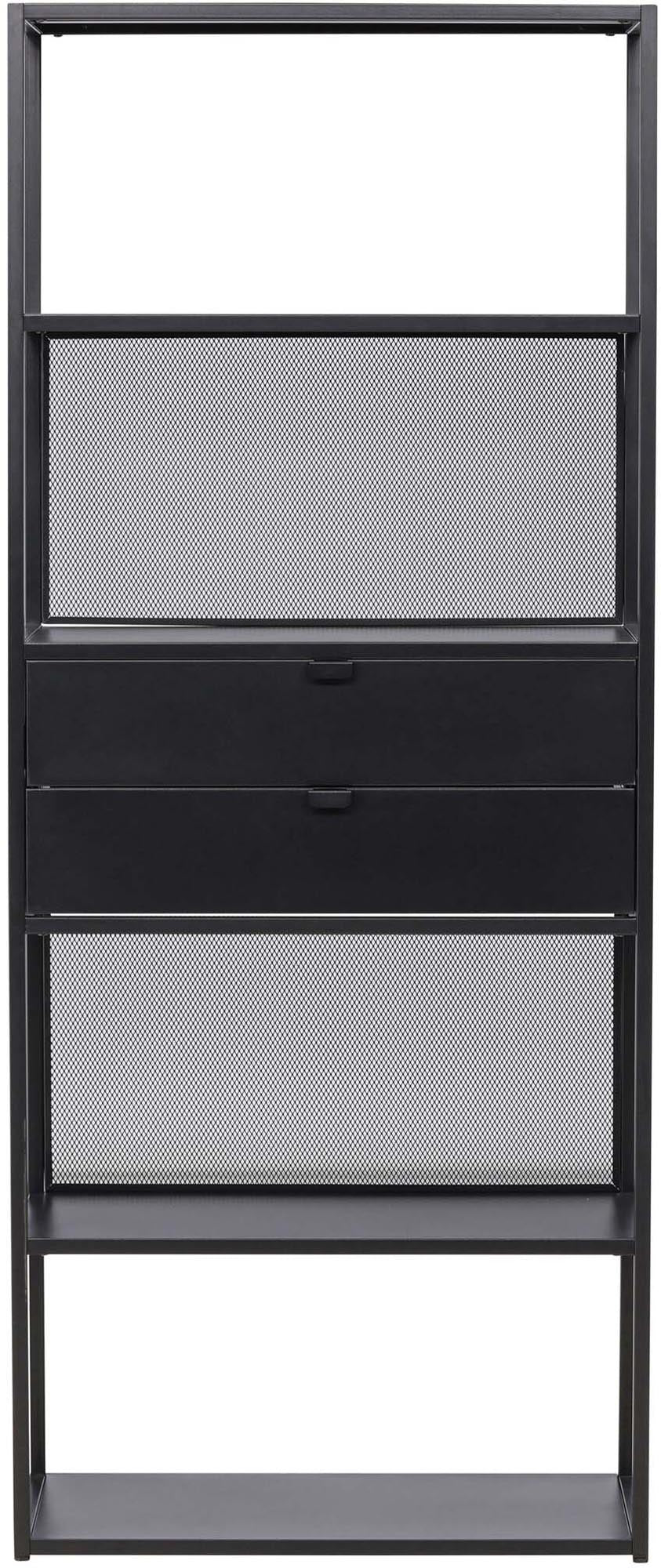 Santiago Kommode: Eleganz und Funktionalität in schwarzem Stahl.