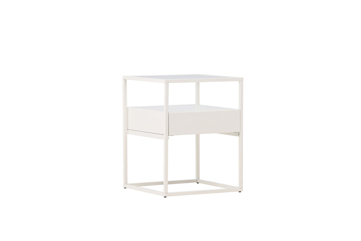 Fortaleza Beistelltisch in Weiss präsentiert im Onlineshop von KAQTU Design AG. Beistelltisch ist von Venture Home