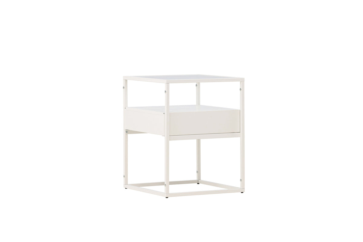 Fortaleza Beistelltisch in Weiss präsentiert im Onlineshop von KAQTU Design AG. Beistelltisch ist von Venture Home